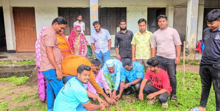 কালিহাতীতে সবুজায়ন সমাজ কল্যাণ সংস্থার বৃক্ষরোপণ