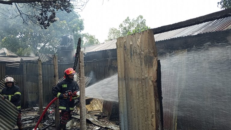 টাঙ্গাইলে যৌনপল্লীতে ভয়াবহ অগ্নিকাণ্ড, ১২টি ঘর পুড়ে ছাই