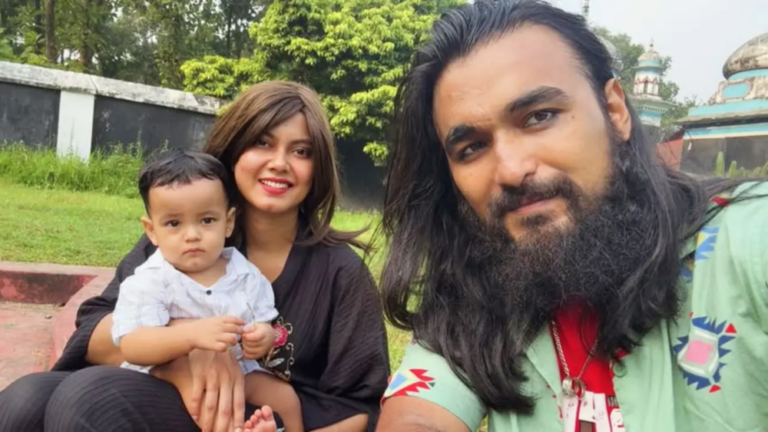 ধনবাড়ীর নবাব বাড়িতে ছেলের সঙ্গে নোবেল, ‘ফ্যামিলি ম্যান’ রূপে নতুন চমক